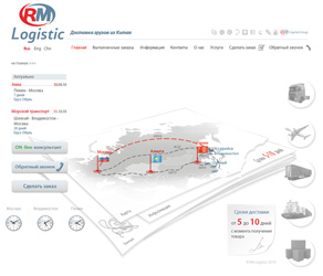 Сайт RM Logistic Сайт RM Logistic